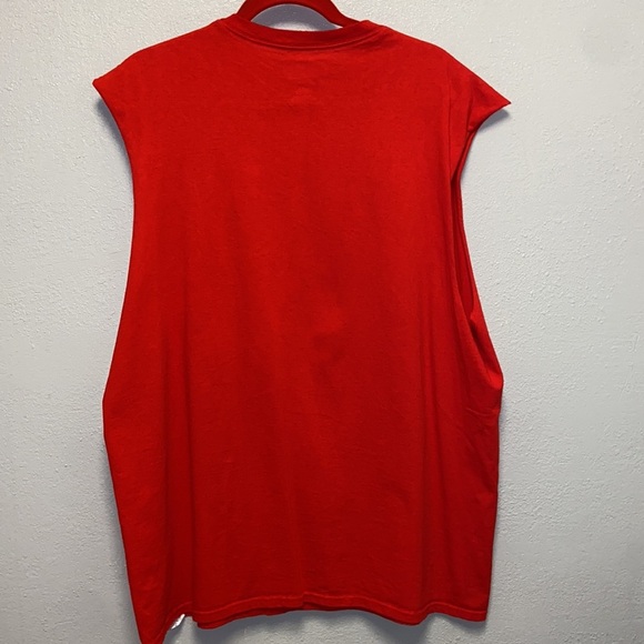 NBA Houston Rockets Red Muscle T-shirt: 4287 - Picture 4 of 5